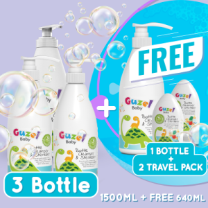 3 Guzel Baby Free 1 Botol Free 2 Travel Pack